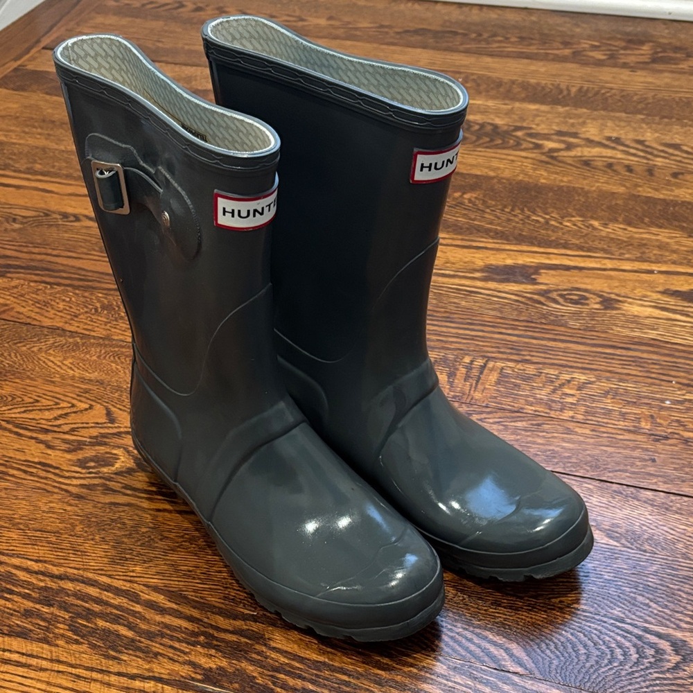 Hunter Charcoal Waterproof Boots